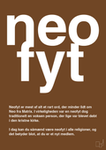 plakat: neofyt - dark brown-Retro-A1two3