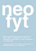 plakat: neofyt - heavenly blue-Retro-A1two3