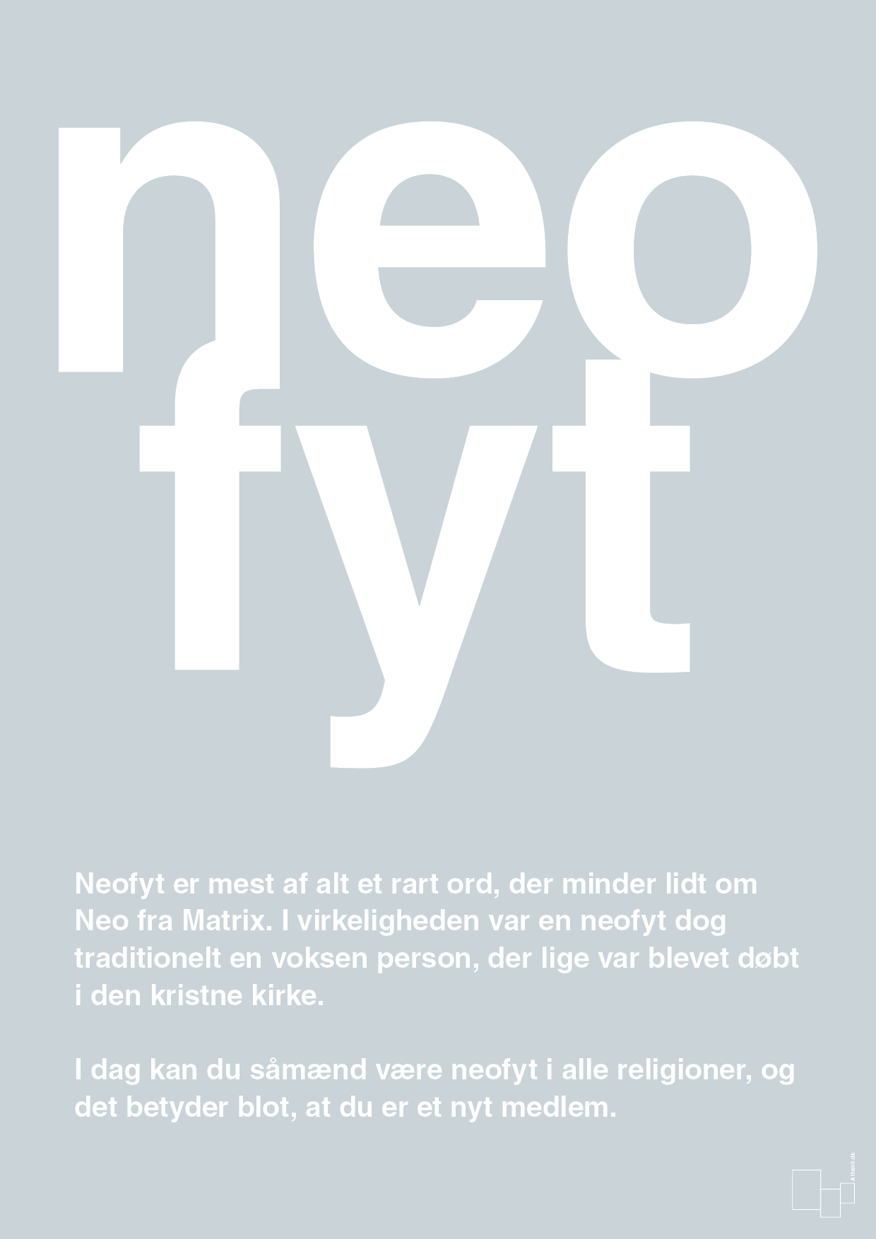 plakat: neofyt - light drizzle-Retro-A1two3