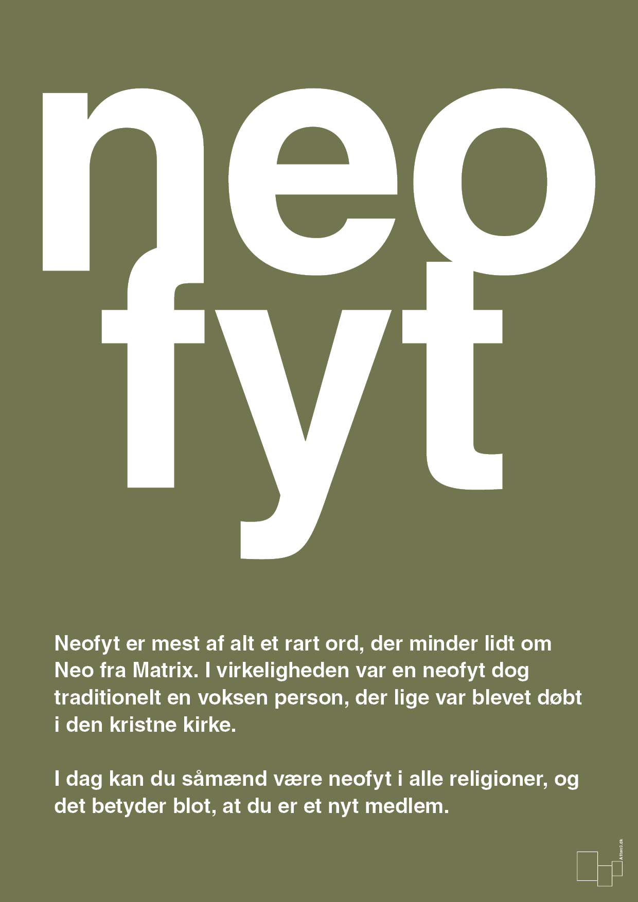 plakat: neofyt - secret meadow-Retro-A1two3