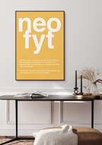 plakat: neofyt - honeycomb-Retro-A1two3