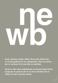 plakat: newb - battleship gray-Retro-A1two3
