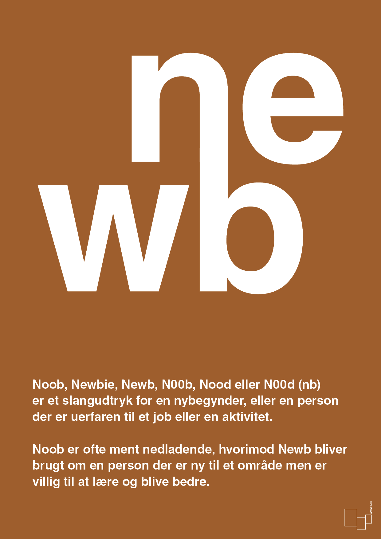 plakat: newb - cognac-Retro-A1two3