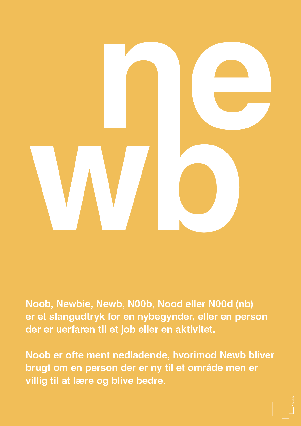 plakat: newb - honeycomb-Retro-A1two3