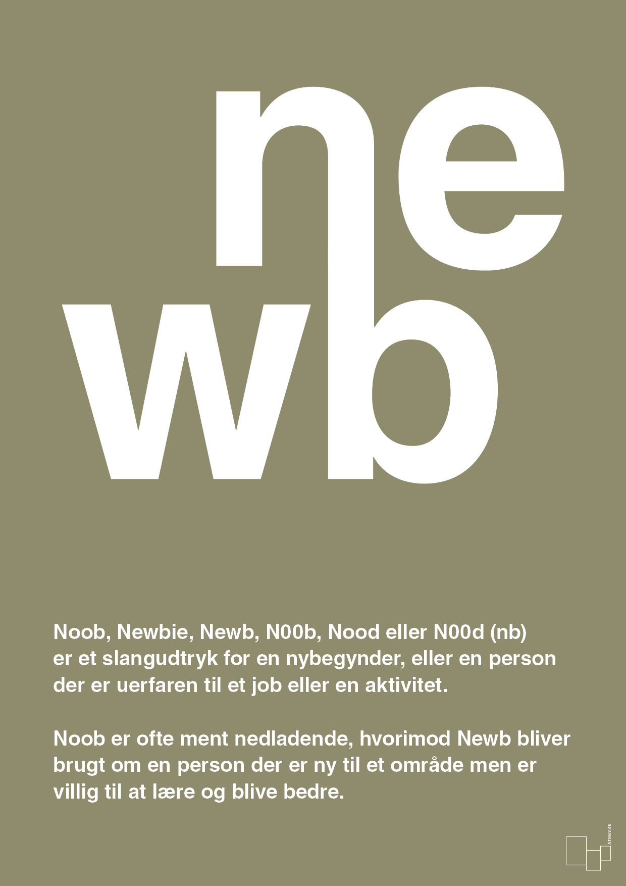 plakat: newb - misty forrest-Retro-A1two3