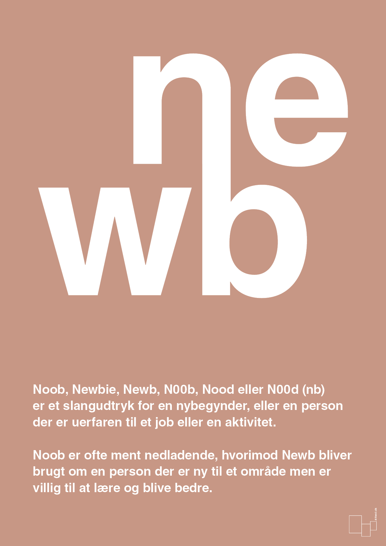 plakat: newb - powder-Retro-A1two3