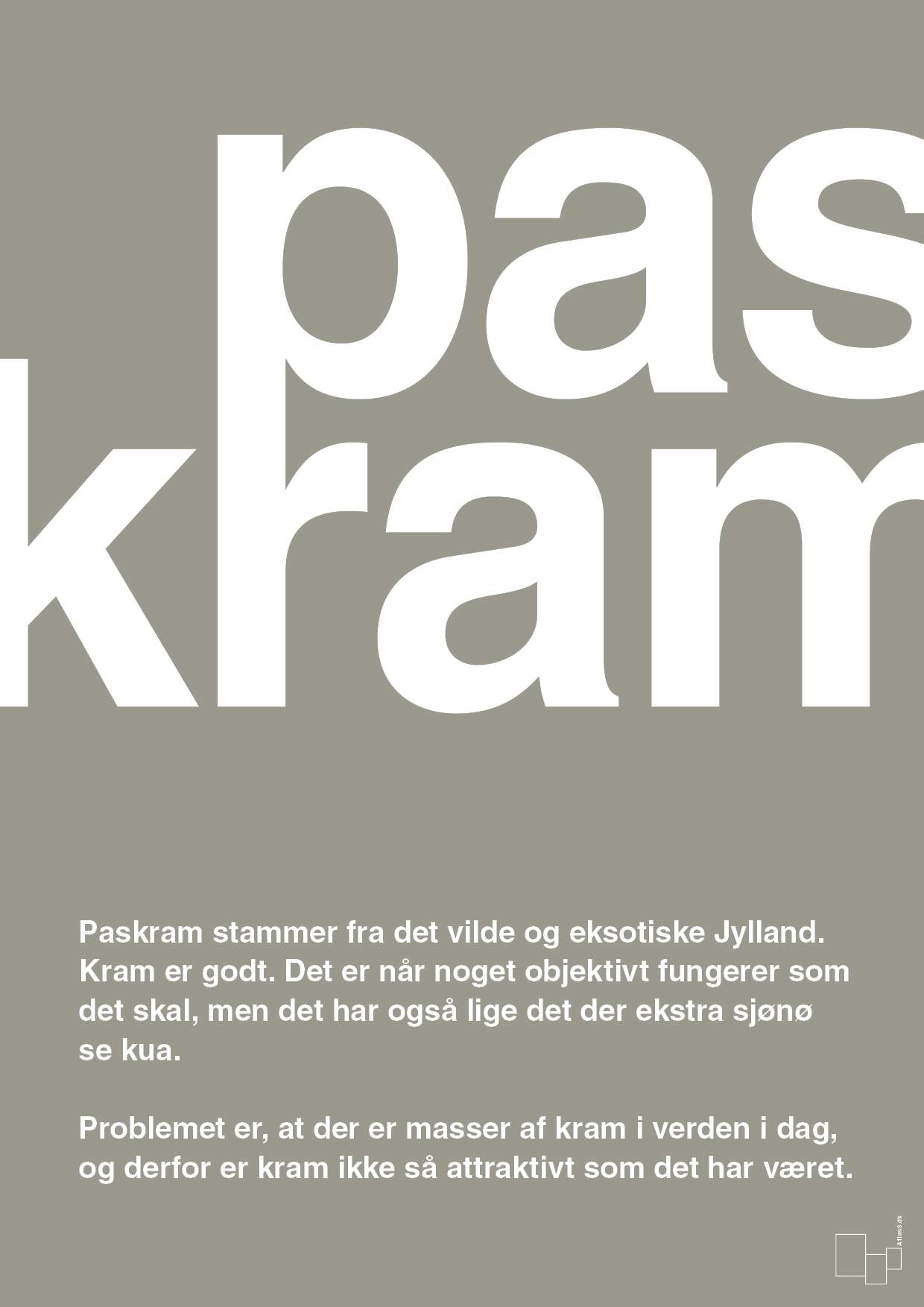 plakat: paskram - battleship gray-Retro-A1two3