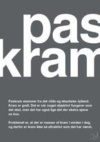plakat: paskram - graphic charcoal-Retro-A1two3