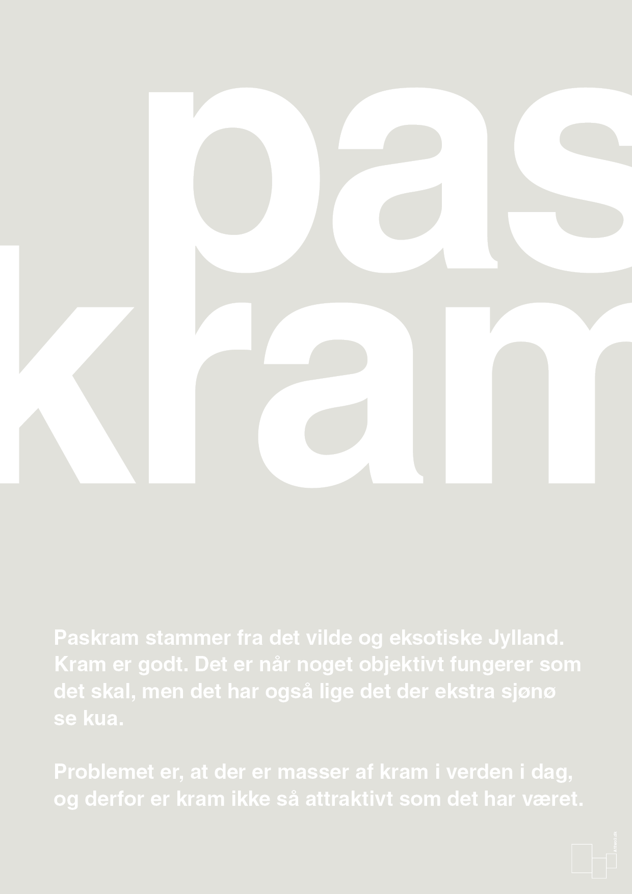 plakat: paskram - painters white-Retro-A1two3