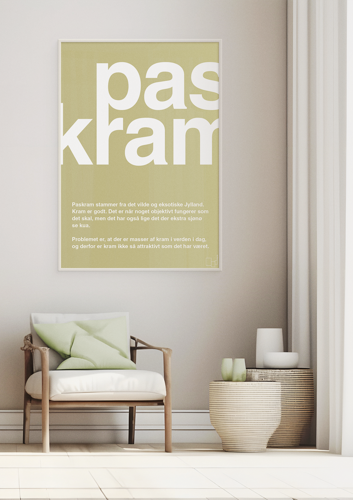 plakat: paskram - graphic charcoal-Retro-A1two3