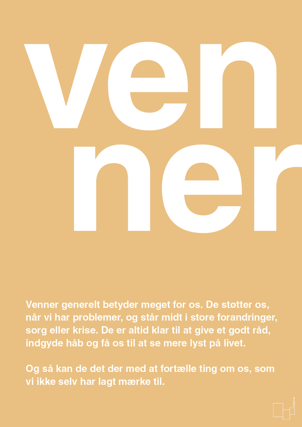 plakat: venner - charismatic-Retro-A1two3