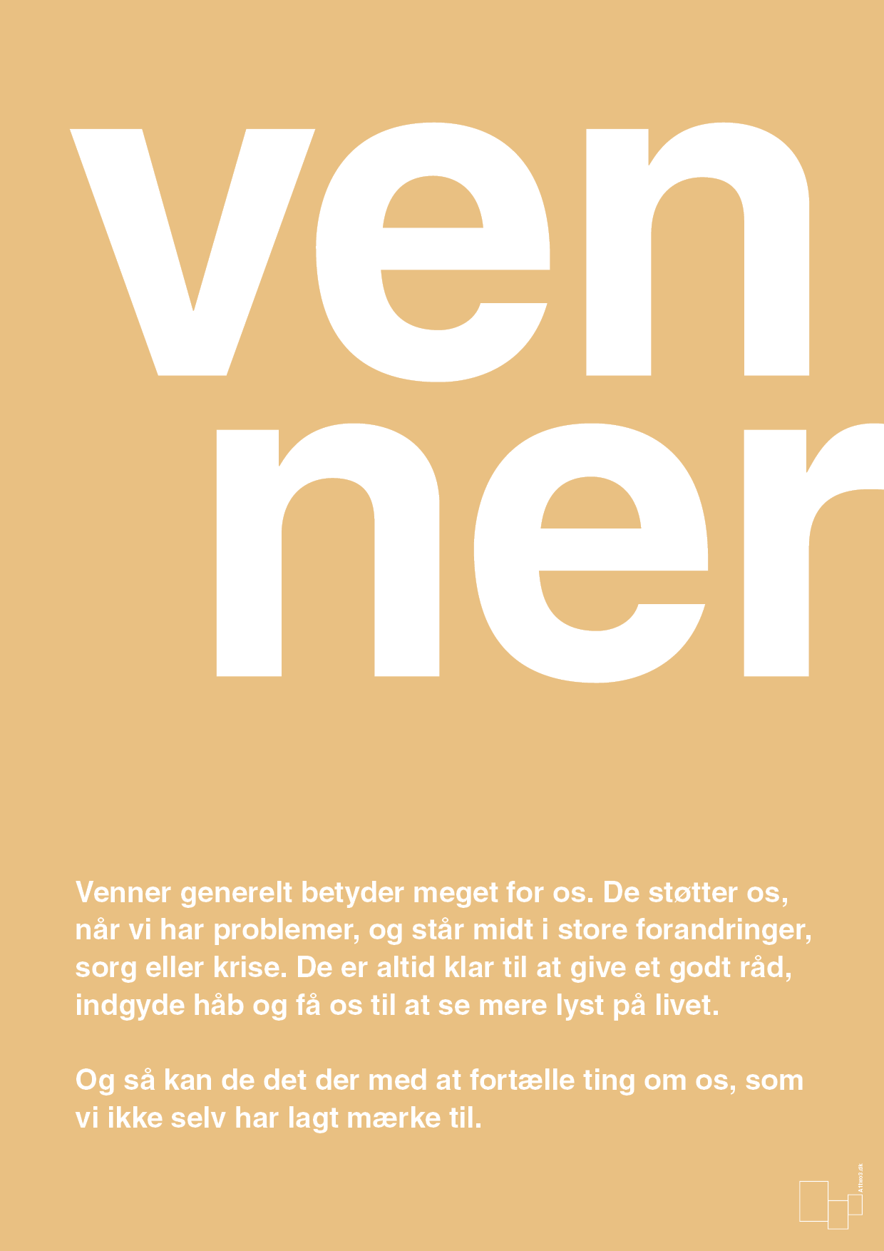 plakat: venner - charismatic-Retro-A1two3