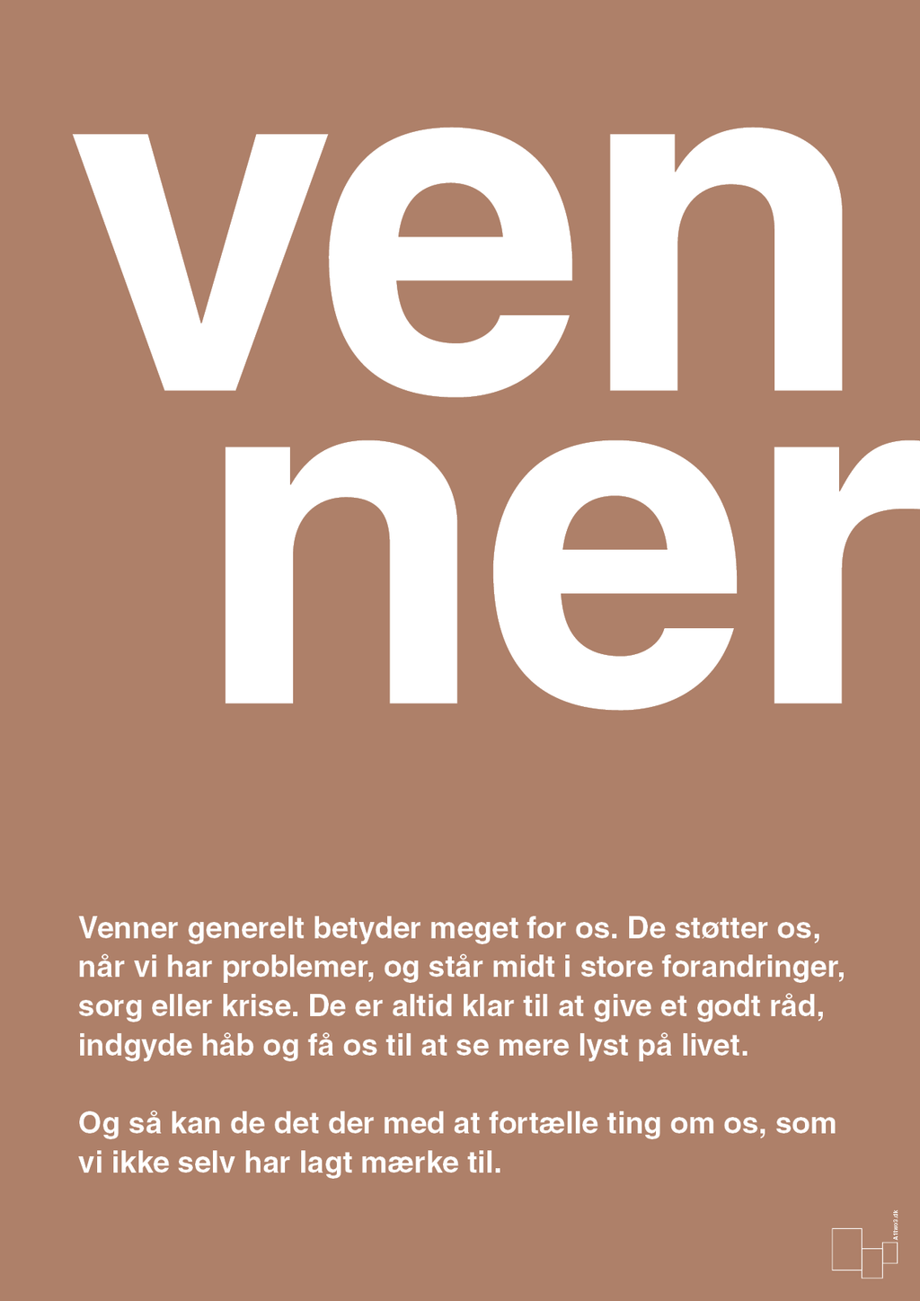 plakat: venner - cider spice-Retro-A1two3
