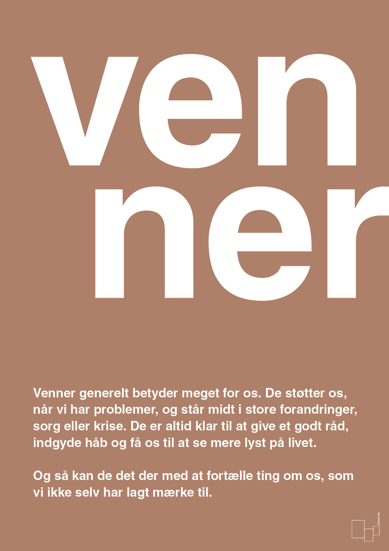plakat: venner - cider spice-Retro-A1two3