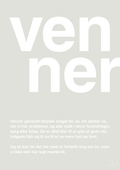 plakat: venner - painters white-Retro-A1two3