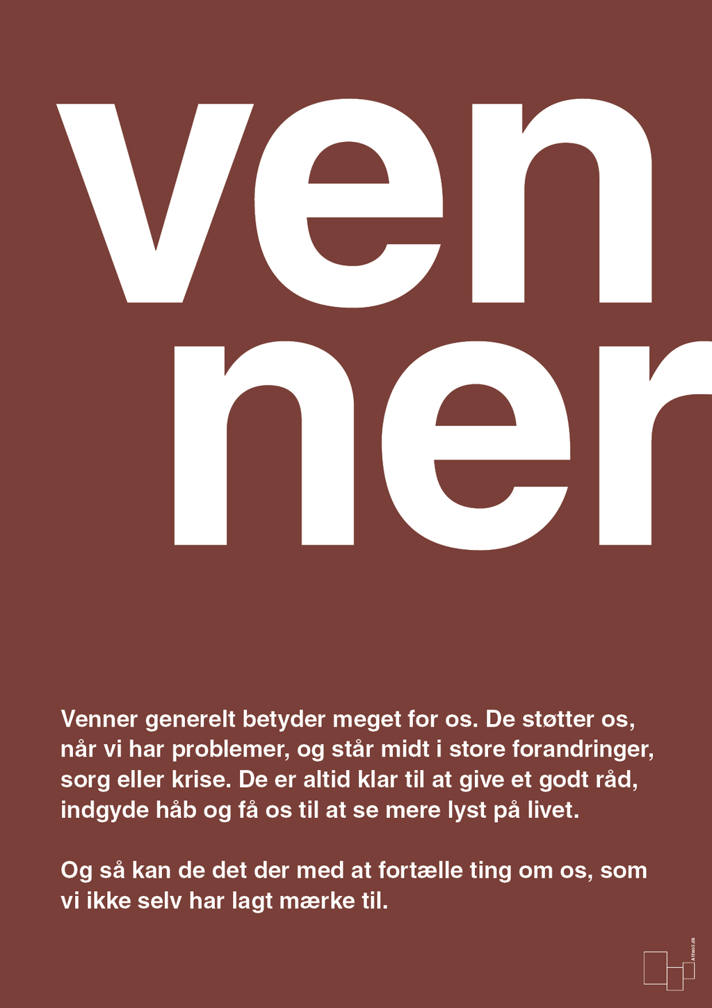plakat: venner - red pepper-Retro-A1two3