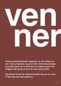 plakat: venner - red pepper-Retro-A1two3