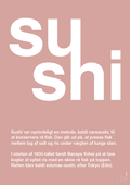 plakat: sushi - bubble shell-Retro-A1two3