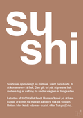 plakat: sushi - cider spice-Retro-A1two3