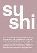 plakat: sushi - light rose-Retro-A1two3