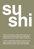 plakat: sushi - misty forrest-Retro-A1two3