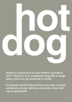 plakat: hotdog - battleship gray-Retro-A1two3