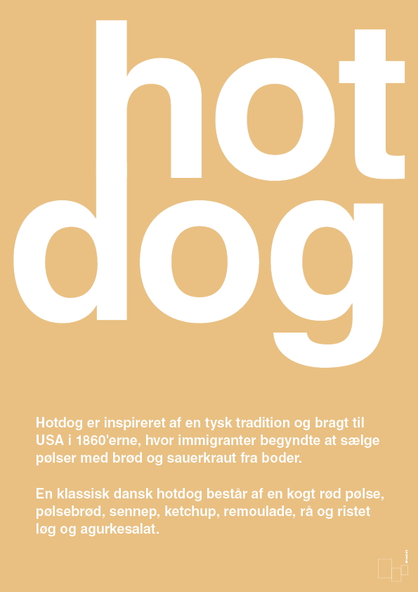 plakat: hotdog - charismatic-Retro-A1two3