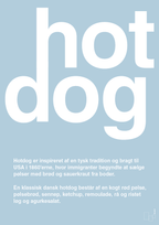 plakat: hotdog - heavenly blue-Retro-A1two3