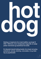 plakat: hotdog - lapis blue-Retro-A1two3
