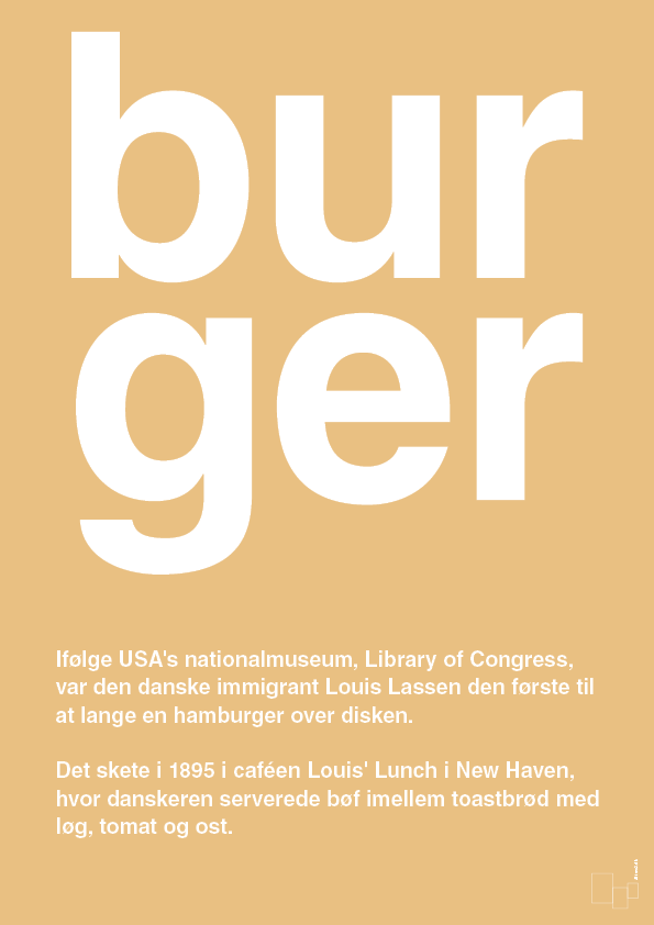 plakat: burger - charismatic-Retro-A1two3