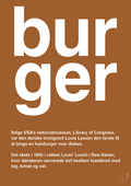 plakat: burger - cognac-Retro-A1two3