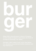 plakat: burger - painters white-Retro-A1two3