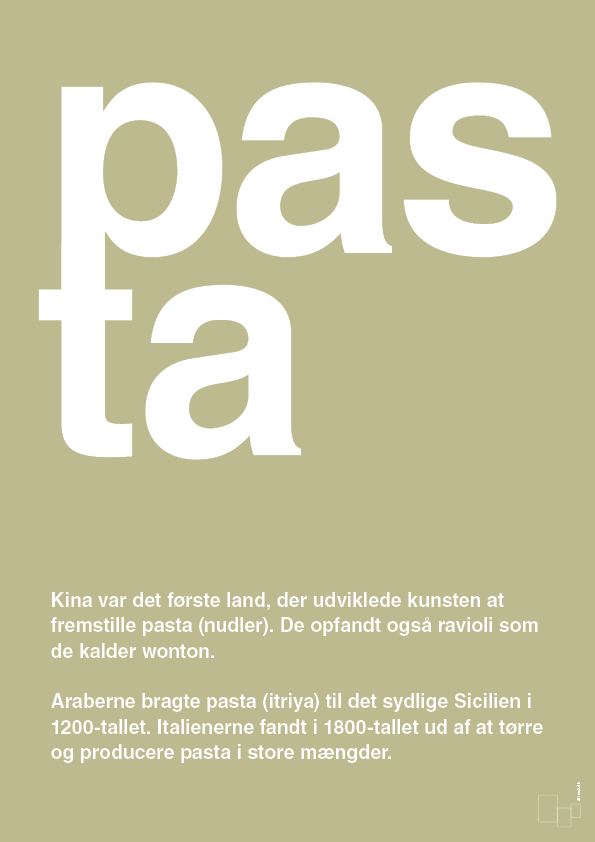 plakat: pasta - back to nature-Retro-A1two3
