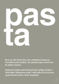 plakat: pasta - battleship gray-Retro-A1two3