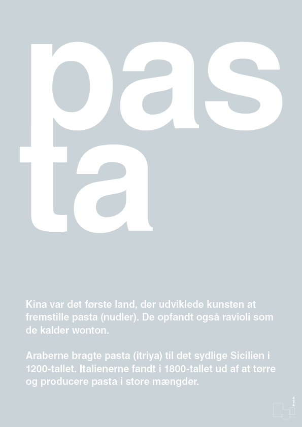 plakat: pasta - light drizzle-Retro-A1two3