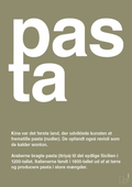 plakat: pasta - misty forrest-Retro-A1two3