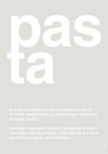 plakat: pasta - painters white-Retro-A1two3
