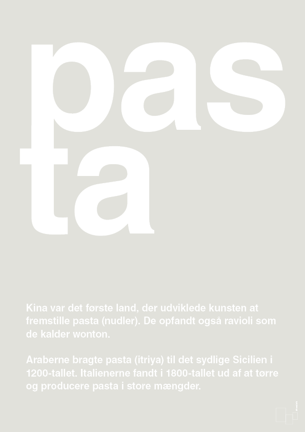 plakat: pasta - painters white-Retro-A1two3