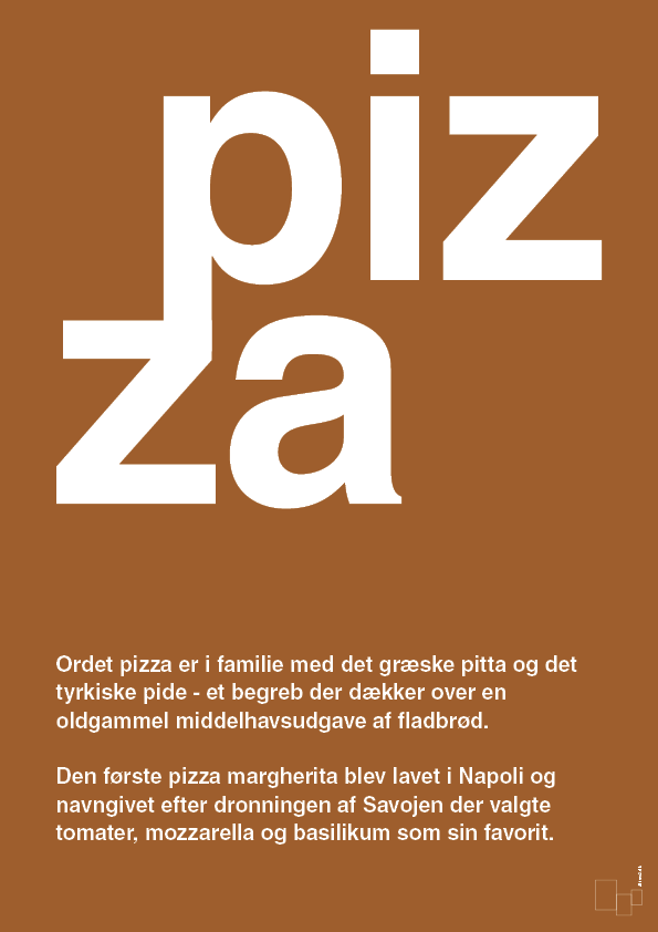 plakat: pizza - cognac-Retro-A1two3