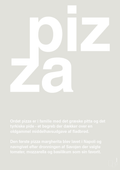 plakat: pizza - painters white-Retro-A1two3