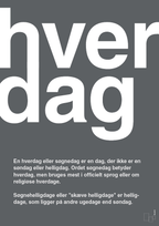 plakat: hverdag - graphic charcoal-Retro-A1two3