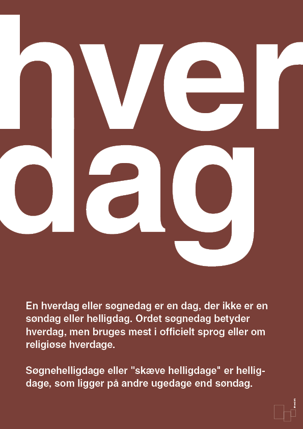 plakat: hverdag - red pepper-Retro-A1two3
