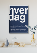 plakat: hverdag - rumba orange-Retro-A1two3