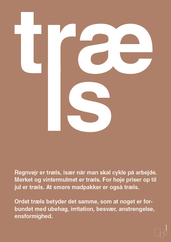 plakat: træls - cider spice-Retro-A1two3