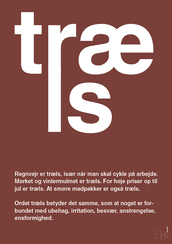 plakat: træls - red pepper-Retro-A1two3