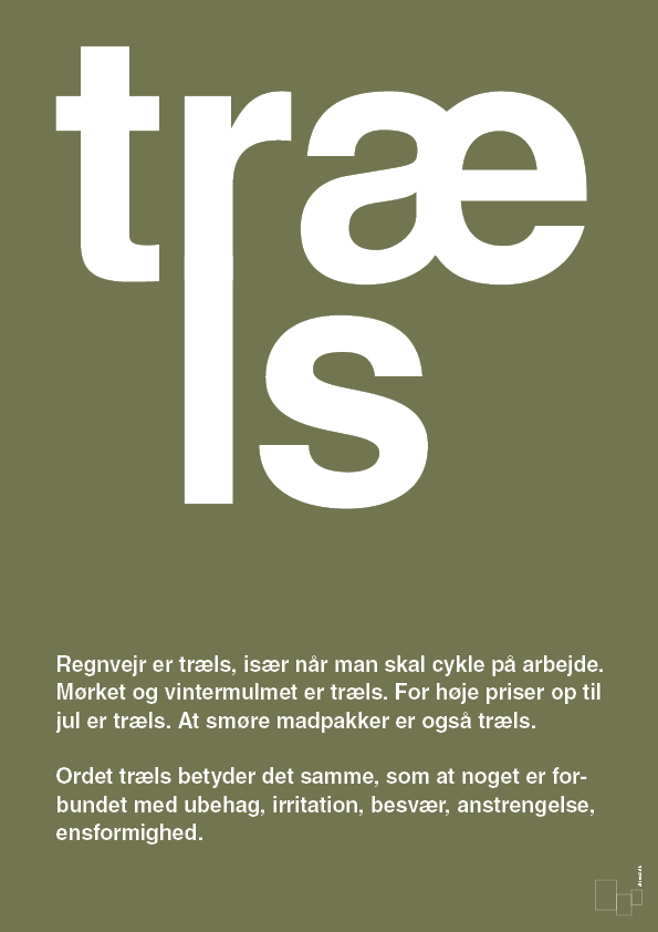 plakat: træls - secret meadow-Retro-A1two3