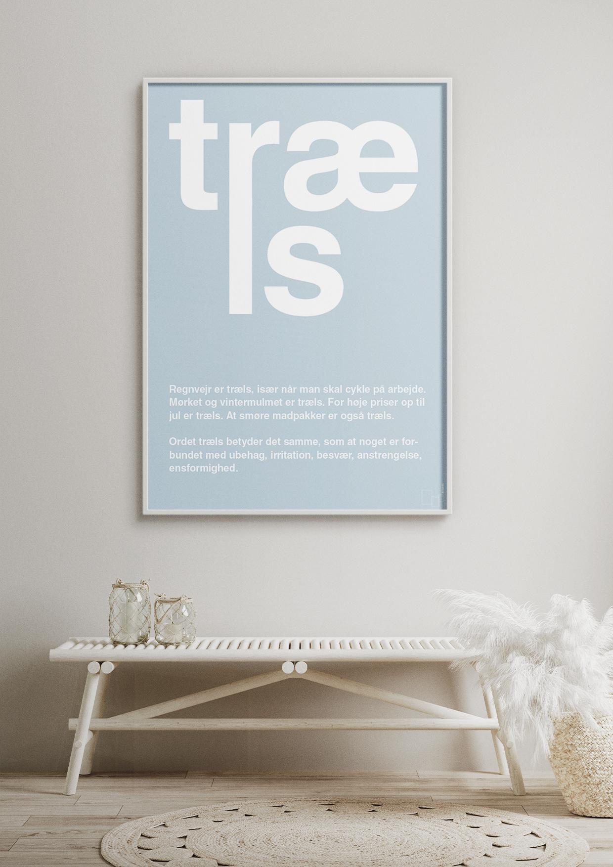 plakat: træls - graphic charcoal-Retro-A1two3