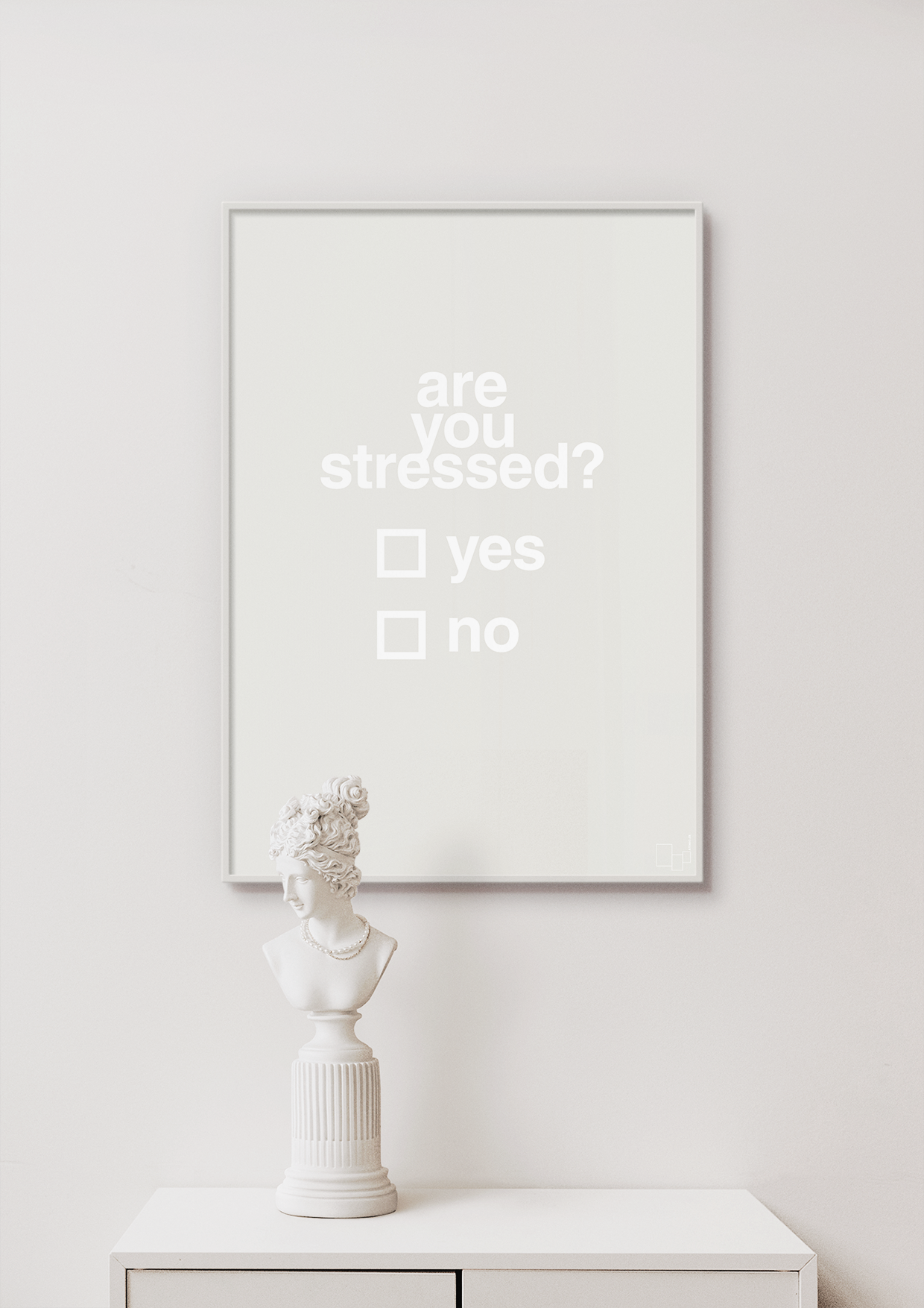 plakat: are you stressed - creamy mushroom-Stress-A1two3
