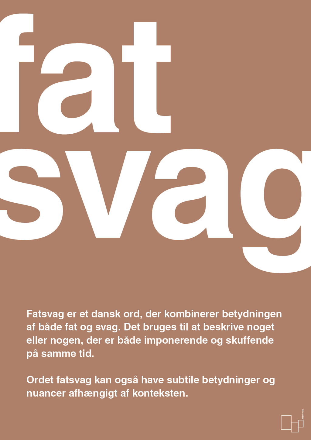 plakat: fatsvag - cider spice-Retro-A1two3