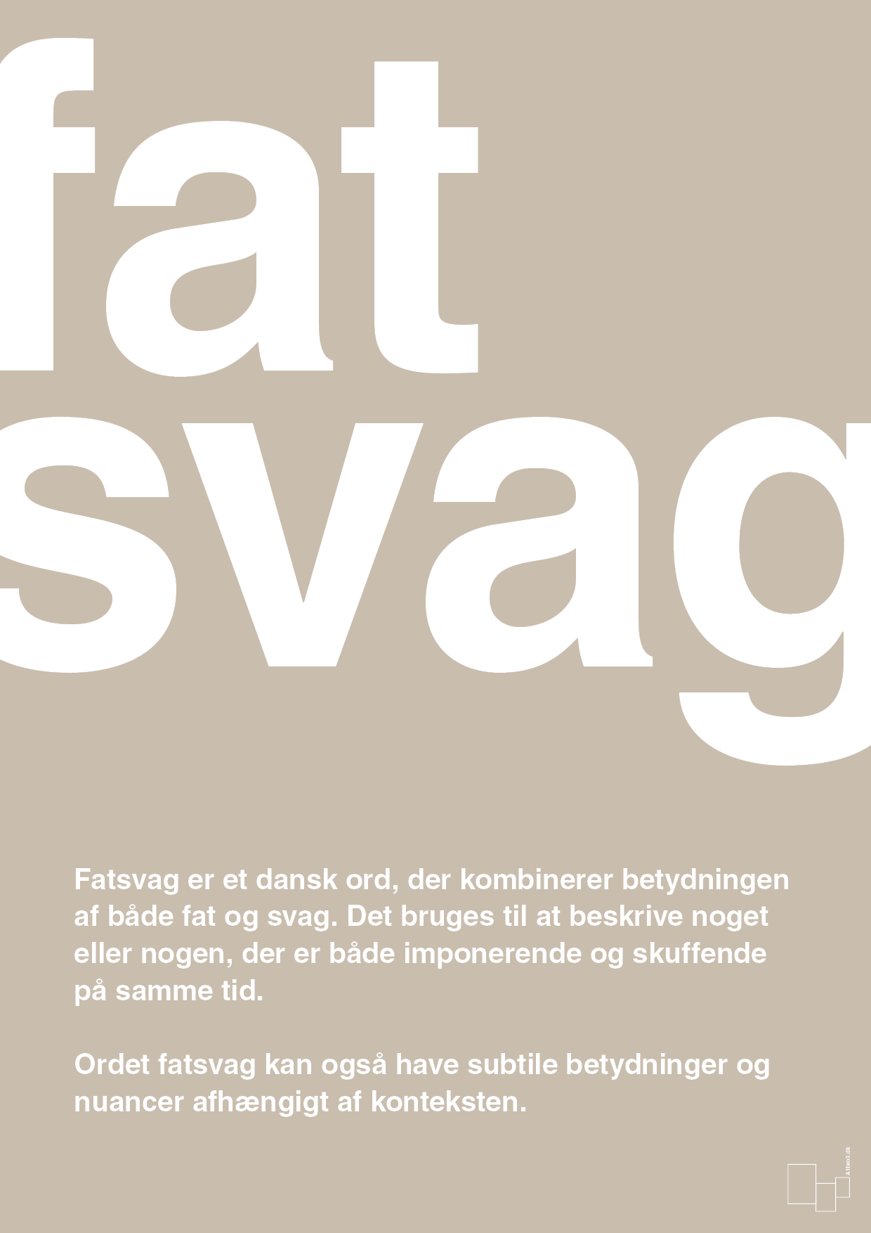plakat: fatsvag - creamy mushroom-Retro-A1two3